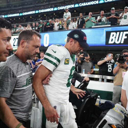 Aaron Rodgers Se Lesiona En Triunfo De Jets Ante Bills En Cierre De La Semana 1