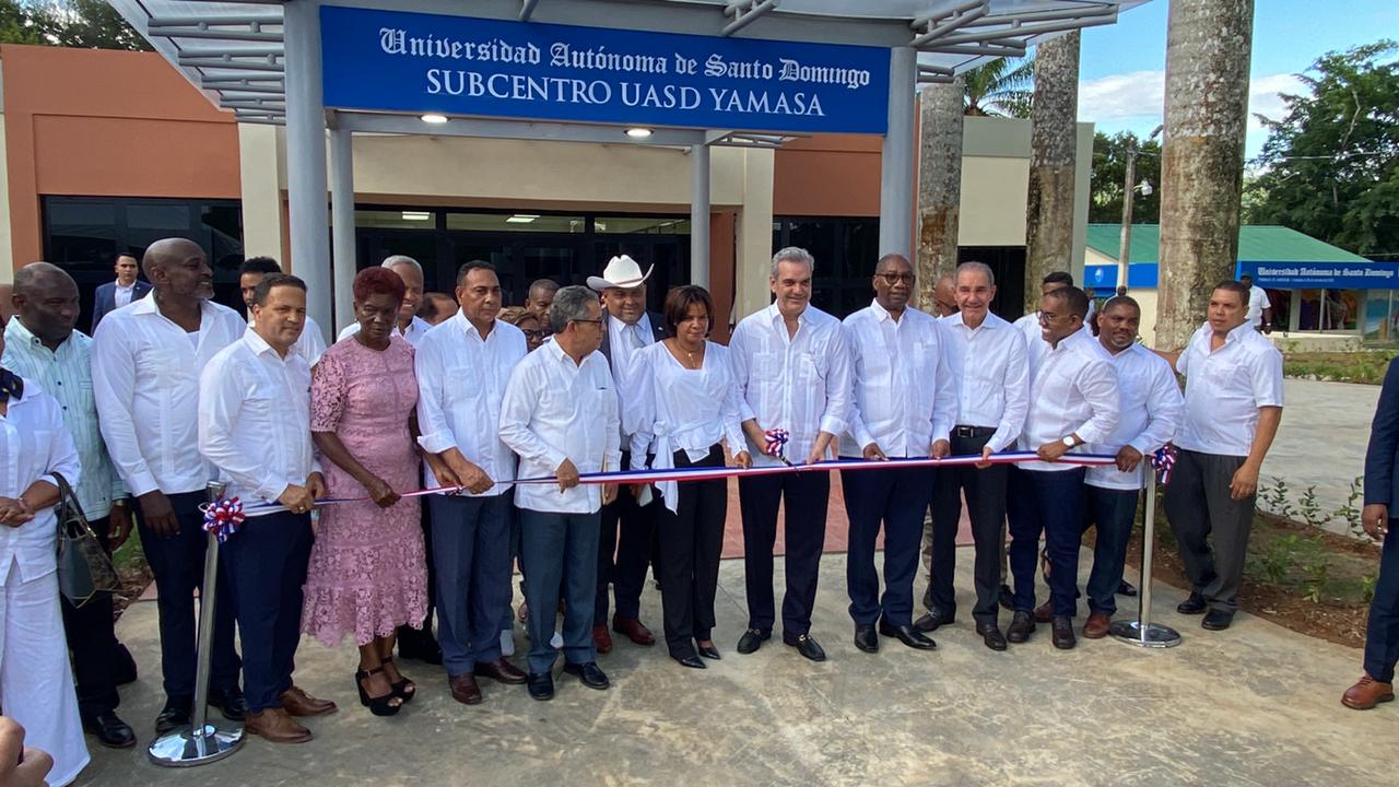 Presidente Abinader Inaugura Extensión De La Uasd En Yamasá